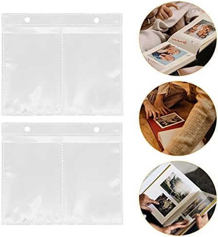 Sewacc Clear Sheet Protectors Clear Binder 20pcs јасно фото -заштитен лист занаетчиски занаетчиски ракав за сликање на фото -страница