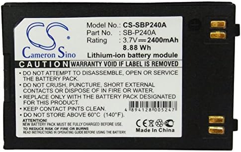 Заменска батерија од 2400mAh за Samsung SC-MM10, SC-MM10BL, SC-MM10S, SC-MM11, SC-MM11BL, SC-MM11S, SC-MM12, SC-MM12BL, SC-MM12S, SC-X205L,