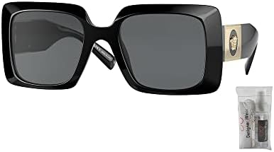 Версаче VE4405 Правоаголни Очила за Сонце за Жени + ПАКЕТ Со Дизајнер iWear Комплет За Комплементарни Очила
