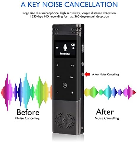 Tbiiexfl Професионален Глас Активиран Дигитален Аудио Диктафон 8GB 16GB USB Пенкало Mp3 Снимање Со Микро Sd Картичка Откажување На Бучава