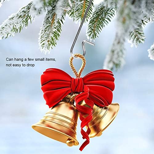 100 парчиња куки за Божиќни украси, закачалки за новогодишни елки украсување метални жици украси куки за жици