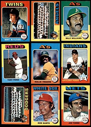 1975 година, делумно комплетен комплет за бејзбол о-пи-чин