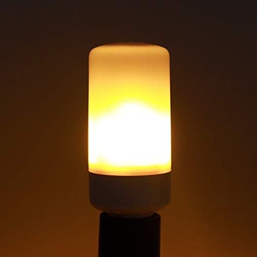 Широки напонски светла 2PCS E14 E27 LED сијалица за ефект на пламен 85-265V 3 режими E12 E26 B22 LED динамичен динамичен пламен ламба дома