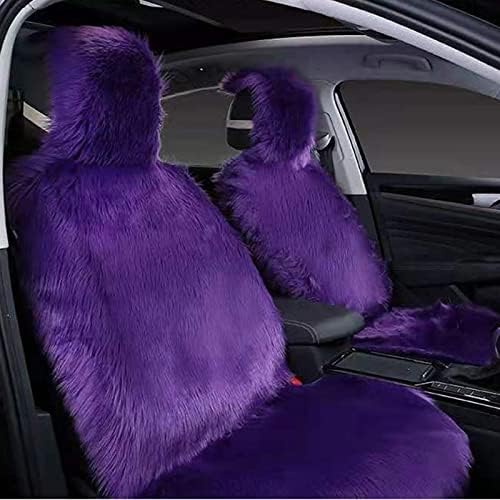 Перница на седиштето на автомобилот BICCQ есен и зимска интегрирана потпирачка за потпирачи за грб, перница од плишано седиште