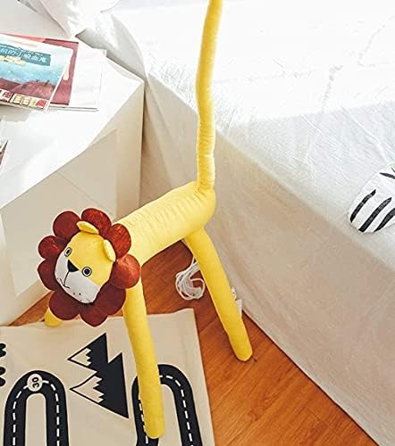 - биро ламба подни светла Детска цртана светла лав пред подот ламба креативна дневна соба студија за декорација вертикална спална