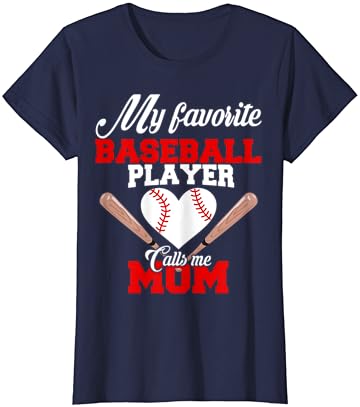 Мојот омилен играч на бејзбол ме нарекува маица маица за маица женски подарок