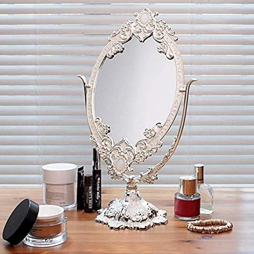 Огледало за облекување на козметичко огледало на Атај, огледало на големо облекување со штанд, двострана суета огледало 360 степени бесплатна