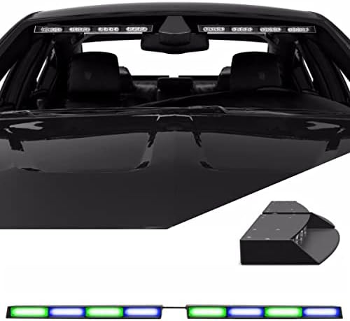 SpeedTech Светла Raptor-X Tir Горниот Шофершајбната Внатрешни Сплит LED Strobe Визир Светлина Бар Итни Светла За Возила И Полицијата Со Запалка