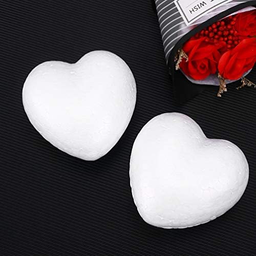 SOIMISS Свадба декор топки 6 инчи занаетчиска пена срце Полистирен во форма на срце