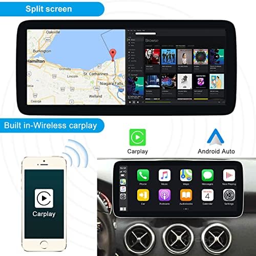 12.3 инчен Андроид HD1920 Екран Надградба На Екранот Монитор Мултимедијални CarPlay За Mercedes Benz GLA/CLA / А X156/C117/W176 NTG5