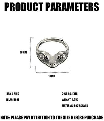 2023 Нов прстен за животни прстен, прилагодлив симпатична мала модна големина на отворање на личноста, апстрактни прстени