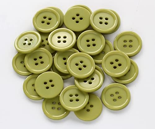 Копчињата за дупки од 4 лекови од 4/16 инчи за шиење на копчиња за зелена боја од 80 компјутери од 80 компјутери