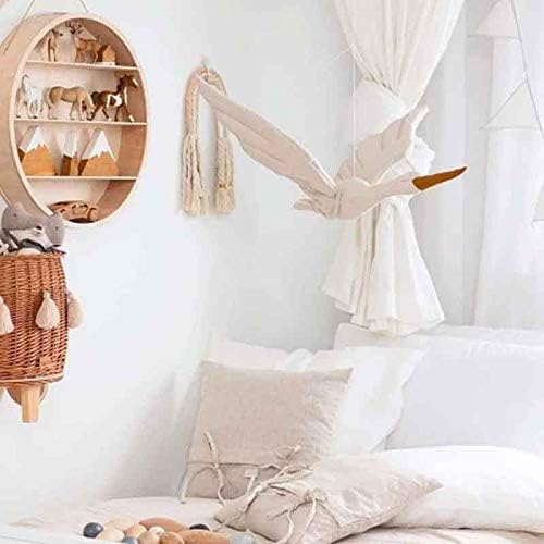 Шип креативен wallид што виси со кадифена кукла ткаенина семејство спална соба детска соба декорација приврзок бебе удобна перница