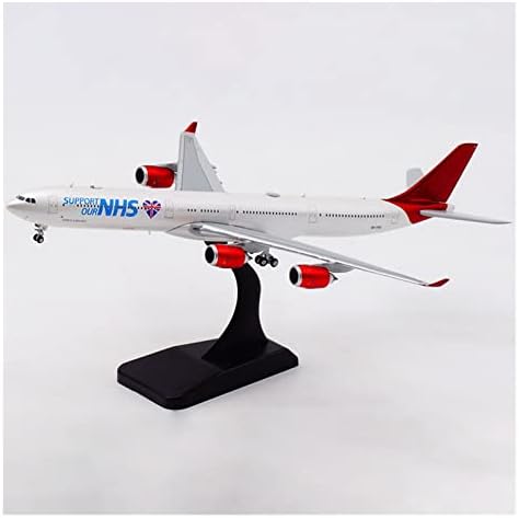 Модели на авиони 1: 400 за Прахмалет Аеро Аирбас A340-600 9H-PHE Авионерски модел на модел со авион со графички приказ на штандот