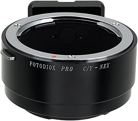 Адаптер за монтирање на леќи Fotodiox Pro, леќи за контакс/yashica на адаптерот за камера без огледало на Sony-за телата на камерата