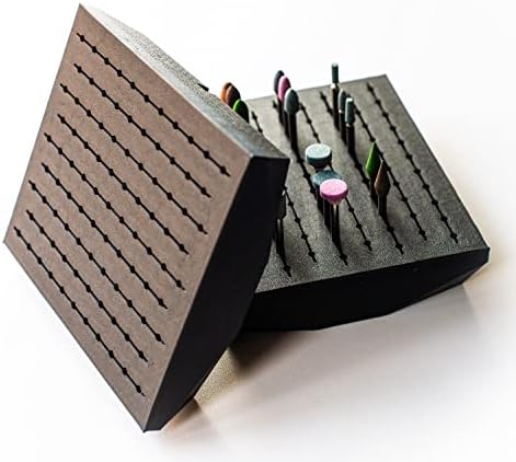 Бит шеф - 1/8 Организатор на држачи за ротационен држач за бит - компатибилен со кутијата за алатки за фиоки за пакување Милвоки 3