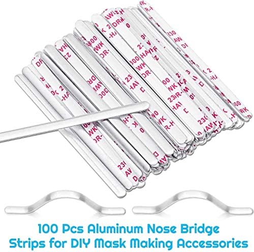 Алуминиумски ленти нос жица, мост на носот за маска, метални метални рамни нос клипови нос мост заграда DIY жица за шиење занаети