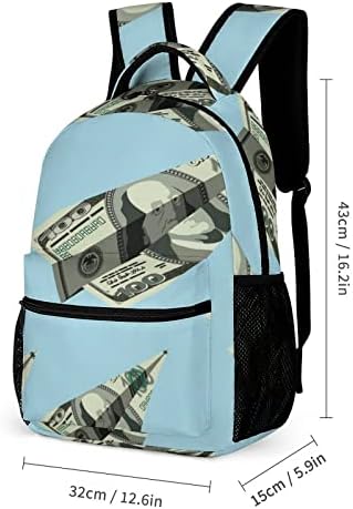Училиште ранец Авион со лесен ранец на ранец на ранец за пешачење за пешачење за пешачење