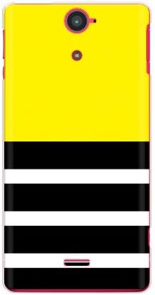 Втора Кожа Обична Граница Жолт Дизајн од РОТМ/За Xperia VL SOL21/au ASOL21-PCCL-202-Y384