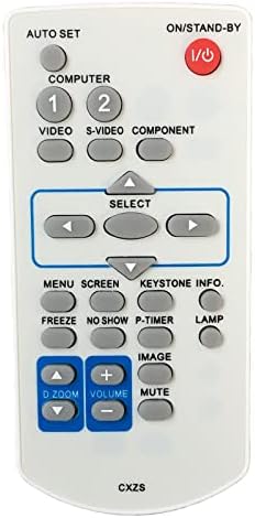 Заменски проектор далечински управувач компатибилен за EIKI проектори LC-XB250A, LC-XB250W, LC-XB43N, LC-XBL20, LC-XBL21W, LC-XBL25, LC-XBL26W