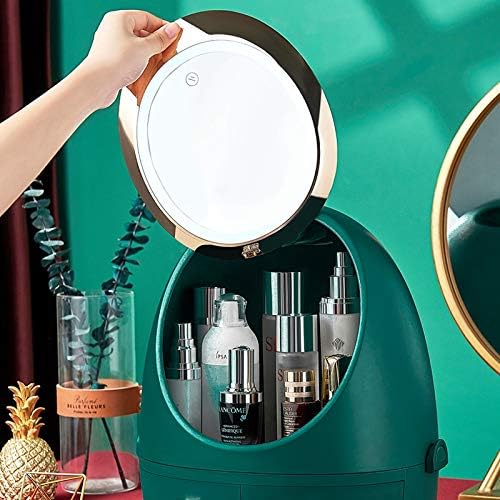 Анкус ЛЕД светлосна шминка огледало козметичка кутија за складирање пренослива водоотпорна и отпорна на прашина маса за облекување нега