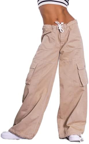 Womenените преголеми карго панталони влечејќи широки слаби половини лабави џемпери од дното на џогери хипи панталони гроздобер
