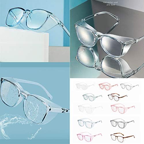 Заштитни ОЧИЛА против Магла УВ400 Заштитни Очила,Очила за Блокирање на Сина Светлина За Мажи Жени, Проѕирни Очила