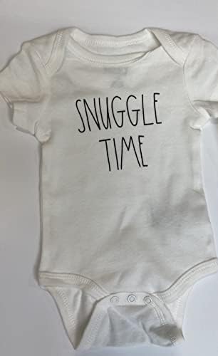 Rae Dunn by Magenta 3 Piece Unisex Bodysuit Onesie Set for Baby || || Но, прво, млеко || Hangry || Време на зглобот || Слонова коска