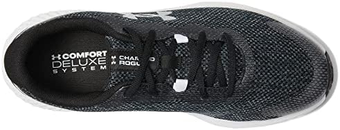 Под оклоп на оклоп, наполнет чевли за трчање Rogue 3, црно/бело/метално сребро, 10,5