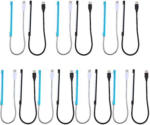 Светло за читање на кревет Mobestech 14 PCS LED USB USB читање светло USB ламба за лаптоп преносна тастатура лаптоп лаптоп светлина мини преносна