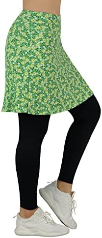 Атлетичко здолниште на Бел Рој со хеланки Тенис здолниште со нозе за жени со џеб