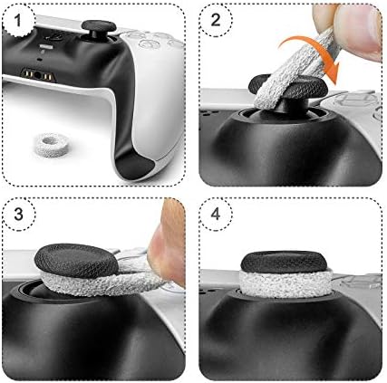 Прецизни прстени, yicege Aim Assist Rings Контрола на движење за PlayStation 5 PS5, PlayStation 4 PS4, Xbox, Xbox One, Xbox Series X, PC