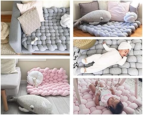Се сретнавте рачно изработени извртени перничиња од подни, новороденчиња Фотографски реквизити ќебе, меки удобни подни перници килими, перничиња