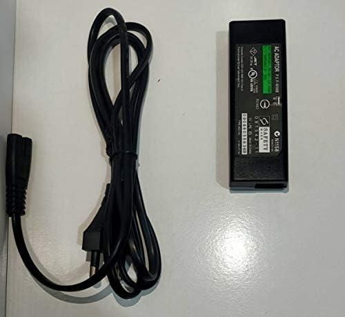 Adapter за напојување GSH AC компатибилен со Sony PSP Go, црн без USB кабел