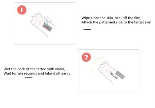 5 листови налепници за тетоважа со лузни смешни хорор водоотпорни реални налепници за тетоважа за ноќта на вештерките