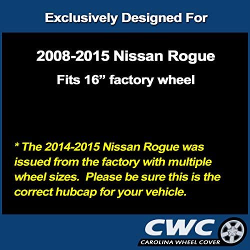 Премиум реплика замена за HubCap за Nissan Rogue 2008-2015, капакот на тркалото за замена од 16 инчи