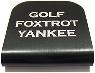 Морал означува голф Foxstrot yankee капа за капа за тактички капачиња за крпеница