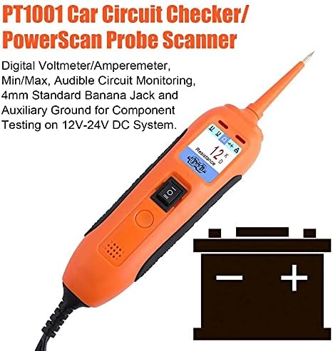 Tester KXDFDC PT101 Circuit Tester 12V/24V CAR Tester DC/AC Power Power Electrical System Diagnostics Altass OBD2 скенер