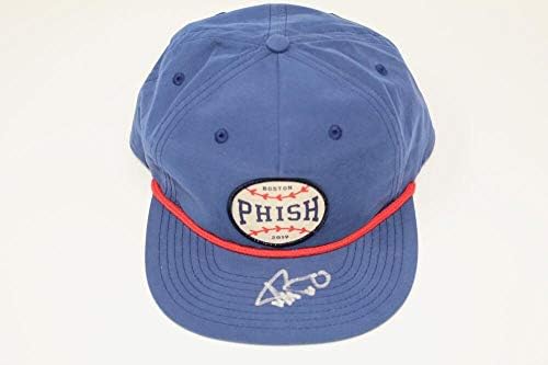 Треј Анастасио потпиша капа на капа за бејзбол капа - Фиш 2019 Бостон, Сина, АЦОА