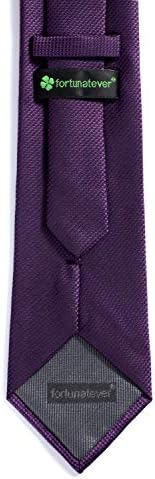 За Среќа Машка Вратоврска Со Цврста Боја, Рачно Изработени Вратоврски Со Повеќе Бои+Кутија За Подароци