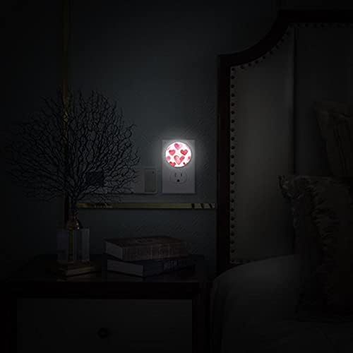 Deyya LED ноќен светлосен приклучок во wallид со авто -сензор околу ноќна стојачка ламба за деца спални соби бебе расадник скали