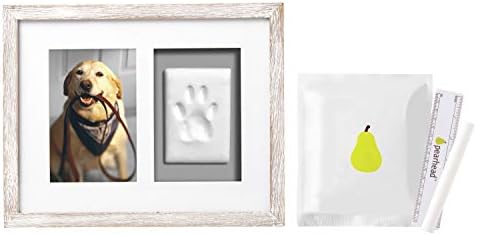 Pearhead Pawprints Ѕид Рамка Слика И Отпечаток Комплет, Миленичиња Сопственикот Подароци, Потресени Сива