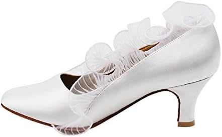 50 нијанси Бела сала за латински танцувачки чевли за жени: Свадбени клубови во салса салса
