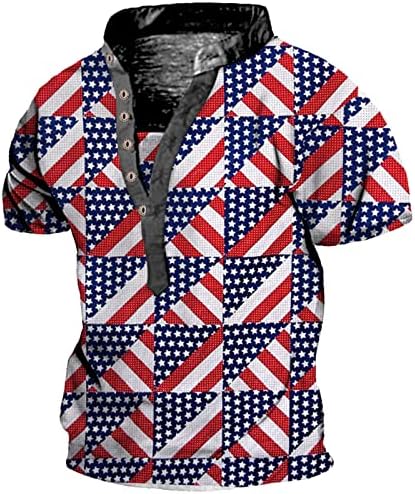 2023 Ново копче за мажи со кратки ракави со кратки ракави маица на отворено племенски врвни мажи кои работат маица