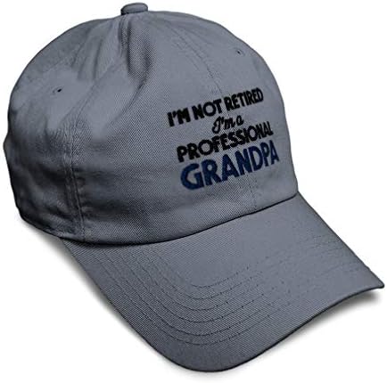 Мека бејзбол капа во пензија во пензија професионална дедо дедо дедо смешна памучна тато капи за мажи и жени