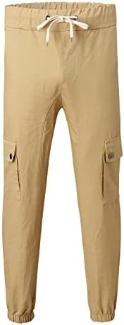 Атлетски панталони за мажи на Wytong, обични џемпери, есенска цврста боја, исечени панталони врзани панталони