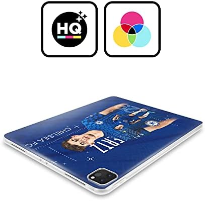 Дизајн на главни случаи официјално лиценциран фудбалски клуб Челси Каи Хаверц 2021/22 Прв тим мек гел кутија компатибилен со Apple iPad Air