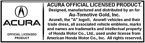 Службеник за злато Ау-Томотиво лиценциран за Acura White Word Black Universal Lanyard Deck Strap Key Cey