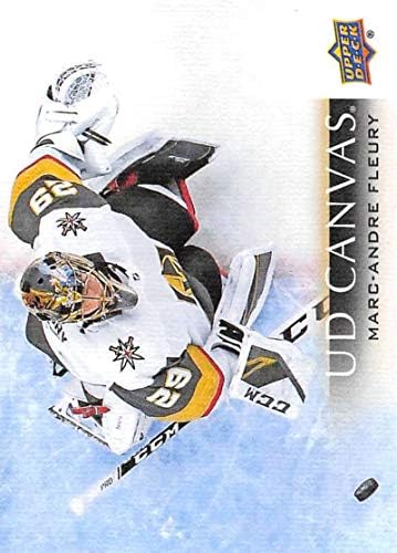 2018-19 Горна палуба платно хокеј серија Две #C201 Марк-Андре Флери Вегас Златни витези Официјална УД НХЛ хокеј картичка