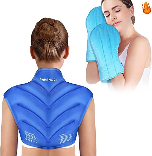Леден пакет CHENOVE за раменици Олеснување на болката во горниот дел од грбот + нараквици за микробранова артритис за олеснување на болката